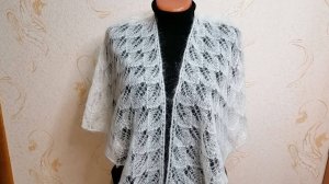 Невесомая шаль из Кид Мохера