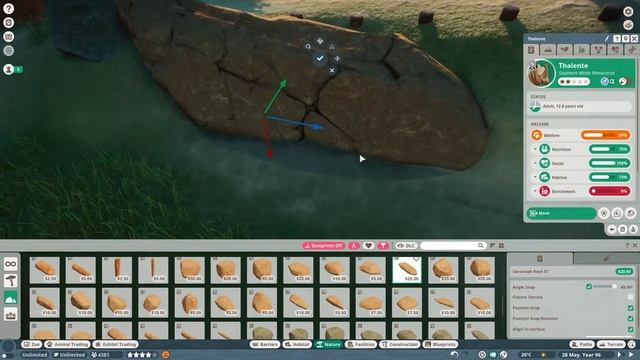 Planet Zoo | White Rhinoceros Real Time Build | Pt 1 of 2 смотреть онлайн