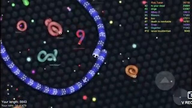I played Slither.io! смотреть онлайн
