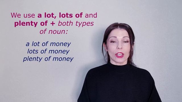 MUCH, MANY, (A) LITTLE, (A) FEW, A LOT OF and PLENTY OF смотреть онлайн