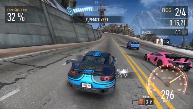 Прохождение события на Porsche 911 GT2 RS в NFS NL (7.1) смотреть онлайн