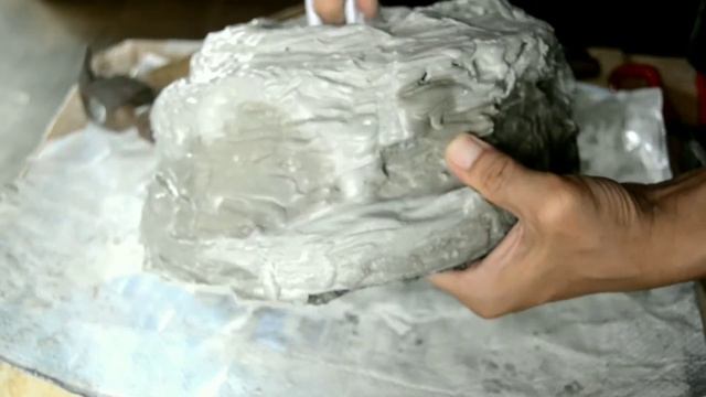 Ide Kreatif Pot Bunga Dari Kain Bekas, DIY Cement Craft Idea Flower pot смотреть онлайн