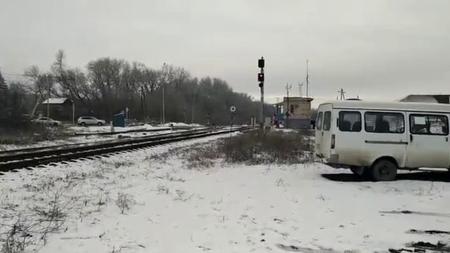 рельсовый автобус РА1-0079 сообщением Кавказкая-Ставрополь и приветливый помошник. смотреть онлайн