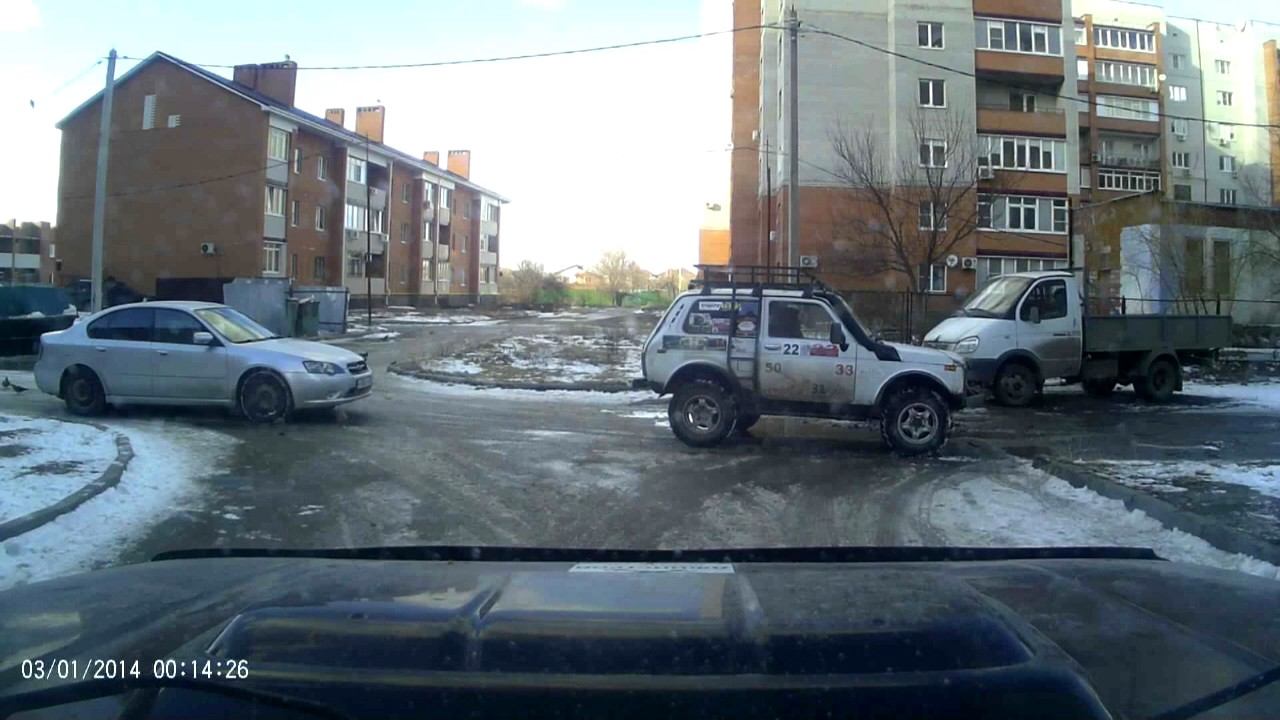 Неадекват на дороге с топором