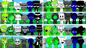 Incredibox - Sprunki, но ЛЮБОВНЫЕ ПАРЫ ВСЕ вместе в разных модах | Incredibox Sprunki