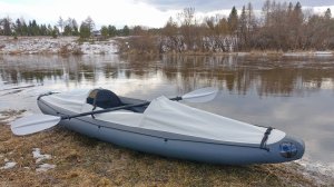 Первый сплав нового каяка