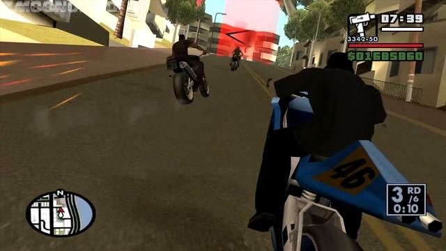 First-person view - GTA San Andreas - Little Loop - Race Tournament смотреть онлайн