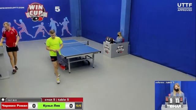15:00 Черевко Роман 3-1 Кузьо Лев cтол 5 ЮГ-3 18.10.21 смотреть онлайн