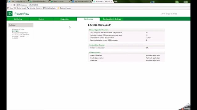 Navigating IFE/EIFE PowerView Embedded Web Site & Menu Tabs | Schneider Electric Support смотреть онлайн