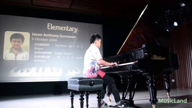 Sonatina no.3 in C major - Clementi - Ananda Sukarlan Award 2016 смотреть онлайн