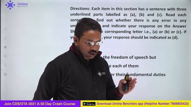AFCAT 1 2021 | Error Spotting | English Grammar | Mission Airforce | Online Benchers смотреть онлайн