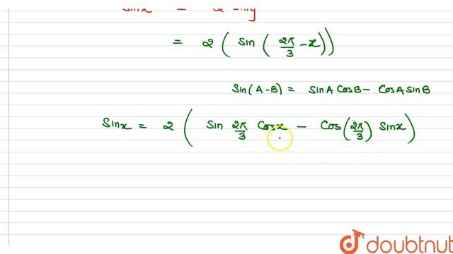 If x+y=2pi//3 and sin x//sin y=2, then the general solution for x and y | 12 | TRIGONOMETRIC EQU... смотреть онлайн