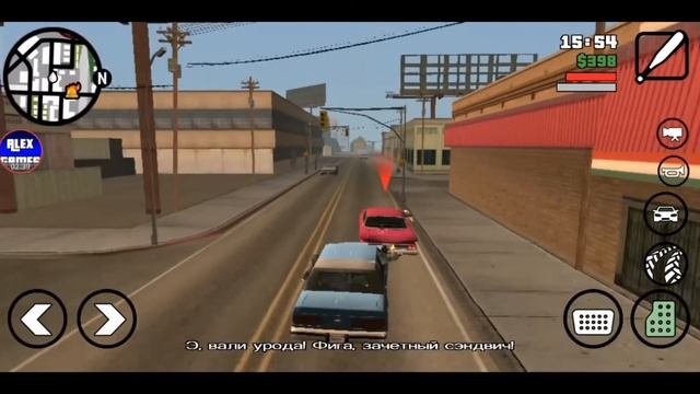 Gta San Andreas android Прохождение #5 Автокафе смотреть онлайн