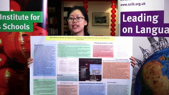 Practitioner Enquiry Poster presentation Hanban teacher FU Tao смотреть онлайн