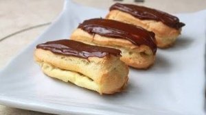 Пирожные заварные. Эклеры рецепт нашего детства.