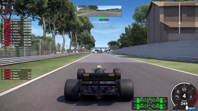 Senna 1986 na sua Lotus em Ímola смотреть онлайн
