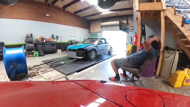 AWD Turbo B Series on Dyno (Clutch gets destroyed) смотреть онлайн