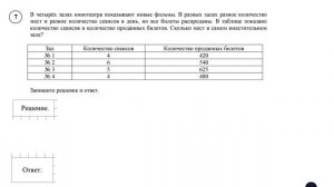 ВПР. Математика. 5 класс. Вариант 4. Задания 1 - 10