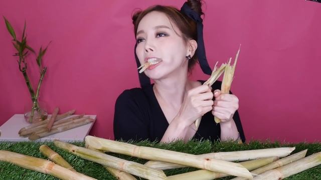 [Mukbang ASMR] 달달한 사운드 사탕수수🍃(Sugar Cane) 리얼사운드 먹방 | Eating Show Ssoyoung 쏘영