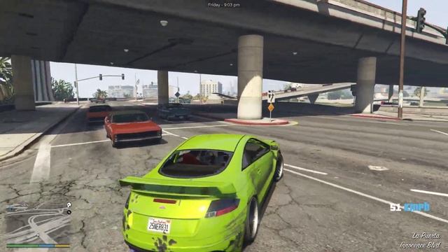 MITSUBISHI ECLIPSE | LIME GREEN DRIVER ALL THE WAY DOWN #GAMING #AMG #EPICGAMING смотреть онлайн