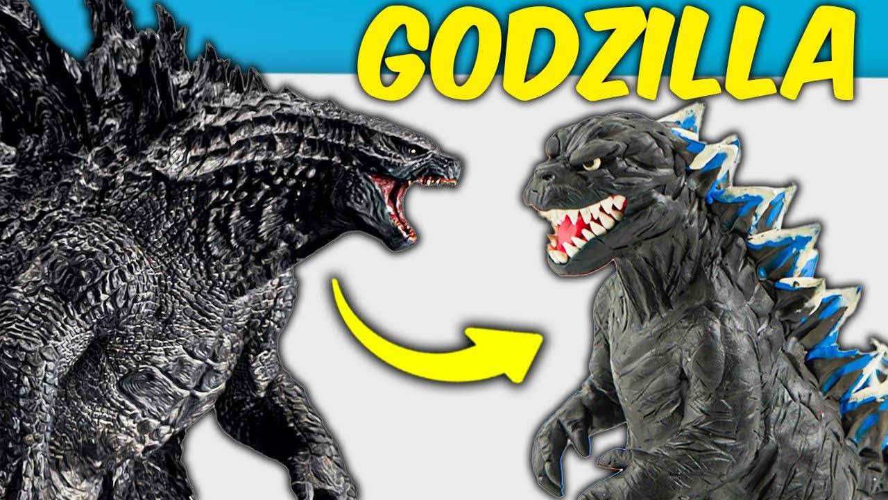 Лепим ГОДЗИЛЛУ из Пластилина! смотреть онлайн