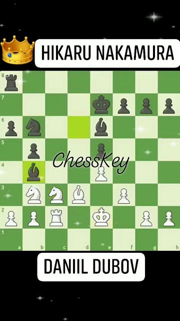 Daniil Dubov vs Hikaru Nakamura. #chesskey #chess смотреть онлайн
