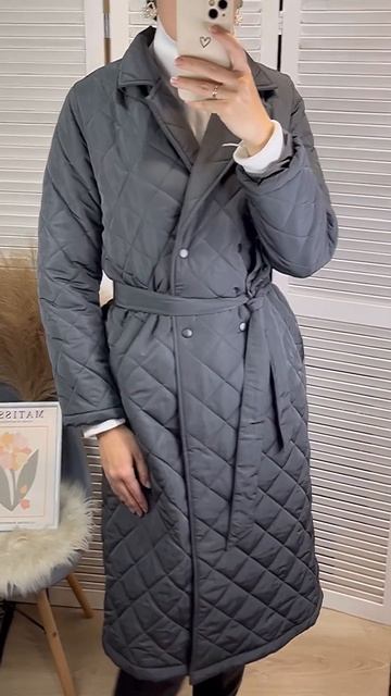 Стёганое пальто с AliExpress🥰 смотреть онлайн