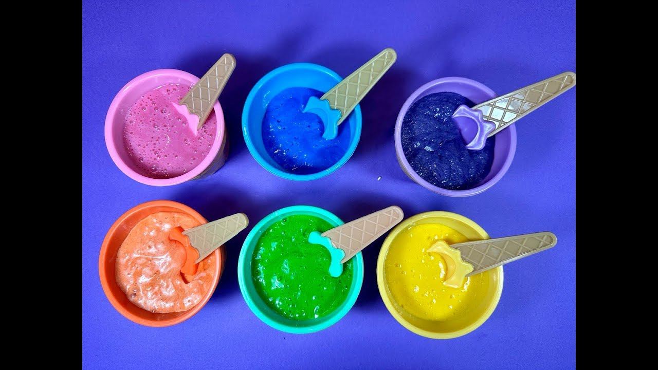 Satisfying Video ASMR Mixing Slime Relaxing Slime