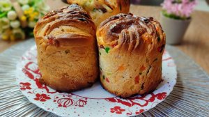 🌼Пасхальный кулич краффин✅Тесто как пух!🌼