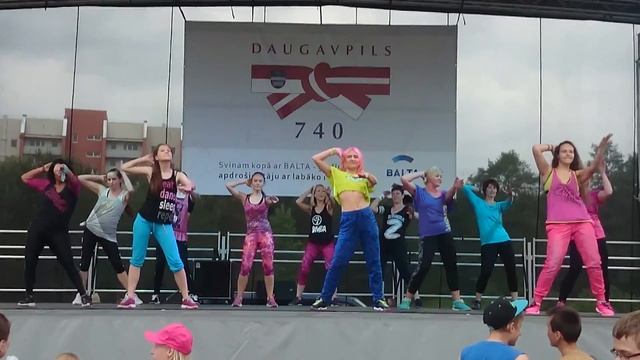 Samba Africa Zumba Daugavpils Pilsetas Svetki 2015