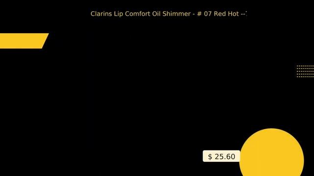Clarins Lip Comfort Oil Shimmer - # 07 Red Hot --7ml-0.2oz By Clarins смотреть онлайн