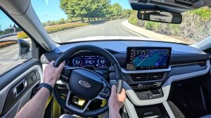 2025 Ford Explorer Platinum 3.0T - POV Test Drive  Тест драйв от первого лица