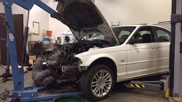 Bmw e46 320i engine replacement смотреть онлайн