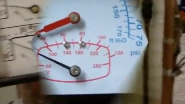 Replacing Boiler Temperature Pressure Gauge Tridicator