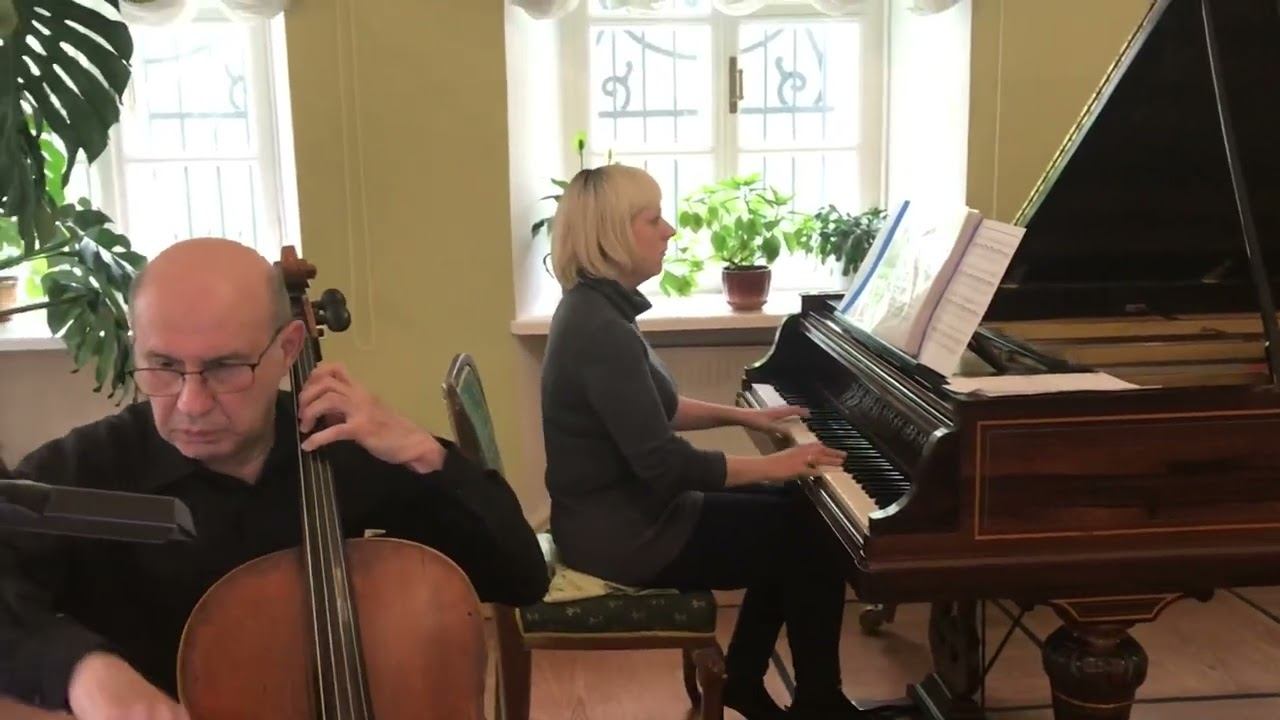 Иван Прач.Репетиция сонаты для виолончели и фортепиано смотреть онлайн