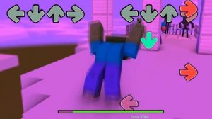 Friday Night Funkin' but its Monster School - FNF in Minecraft