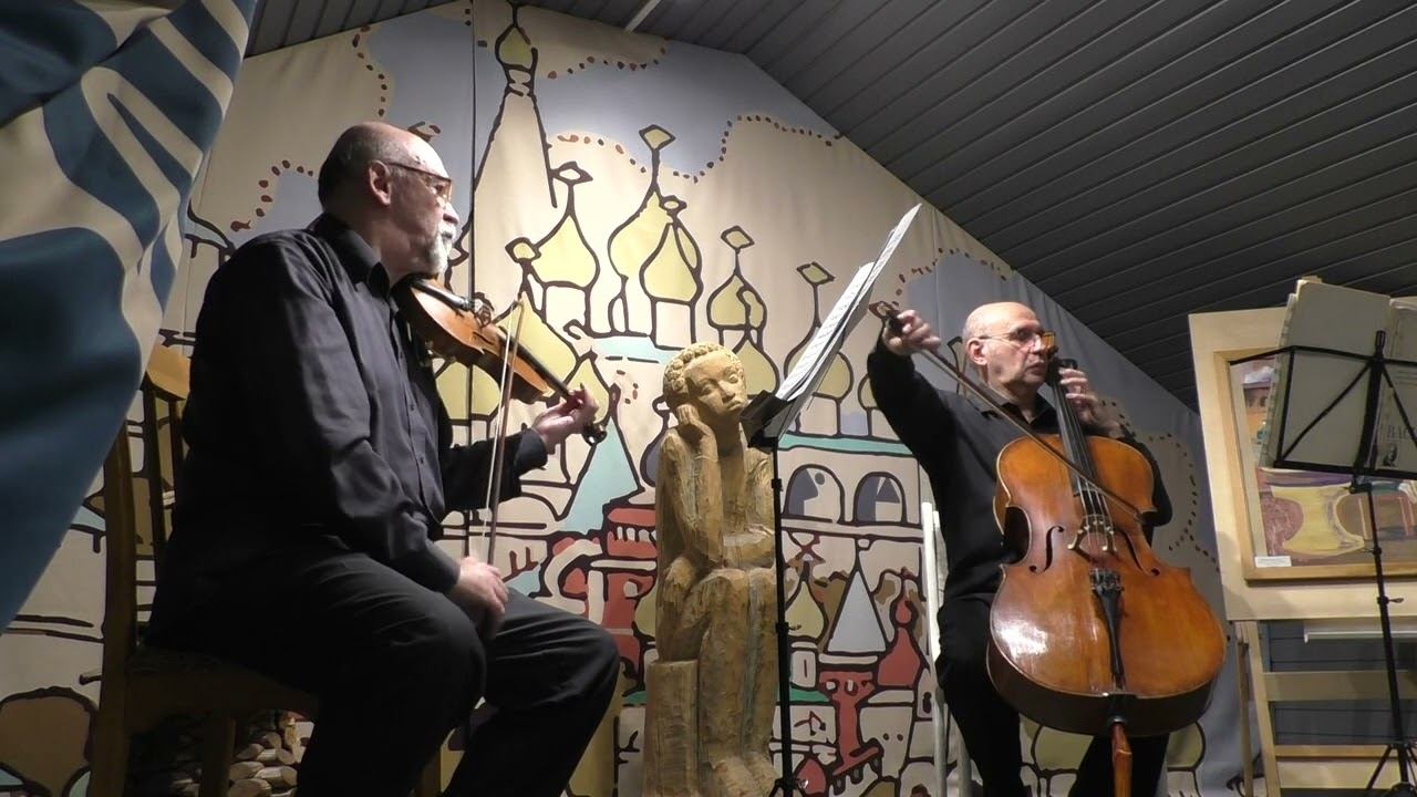 Л.Бетховен.Дуэт №3 для скрипки и виолончели. смотреть онлайн