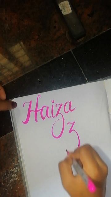 writing names(Haiza zarin,Divya lakshmi,Anbu) in calligraphy..🌈 смотреть онлайн