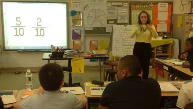 Grade 4 Common Core Math Lesson: Adding Fractions 4.NF.B.3.A смотреть онлайн