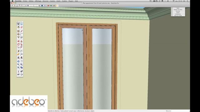 Tutoriel Sketchup - 24 - Outil sélection смотреть онлайн
