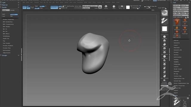 ZBrush 3DPWE Demonstration with Dominic Qwek Part 1 смотреть онлайн