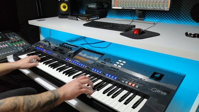 Вальс на синтезаторе / Yamaha Genos Waltz смотреть онлайн