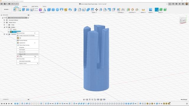 How to Export a Quad 3D Mesh from Fusion 360 смотреть онлайн