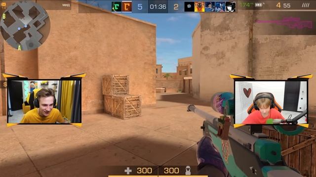 МЫ 2 НА AWM ПРОТИВ 6 НА M40 В STANDOFF 2! смотреть онлайн