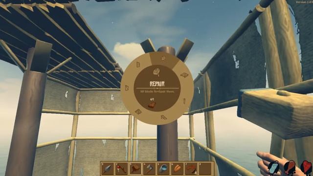 Raft Beta Строим свой замок смотреть онлайн