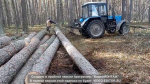 самодельний трельовочний захват на МТЗ