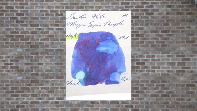 Sailor Kobe #14 Maya Lapis Purple Fountain Pen Ink смотреть онлайн