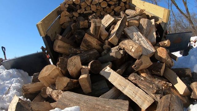 #19 Firewood to Sell - Buying a bunch of dry mixed hardwood смотреть онлайн