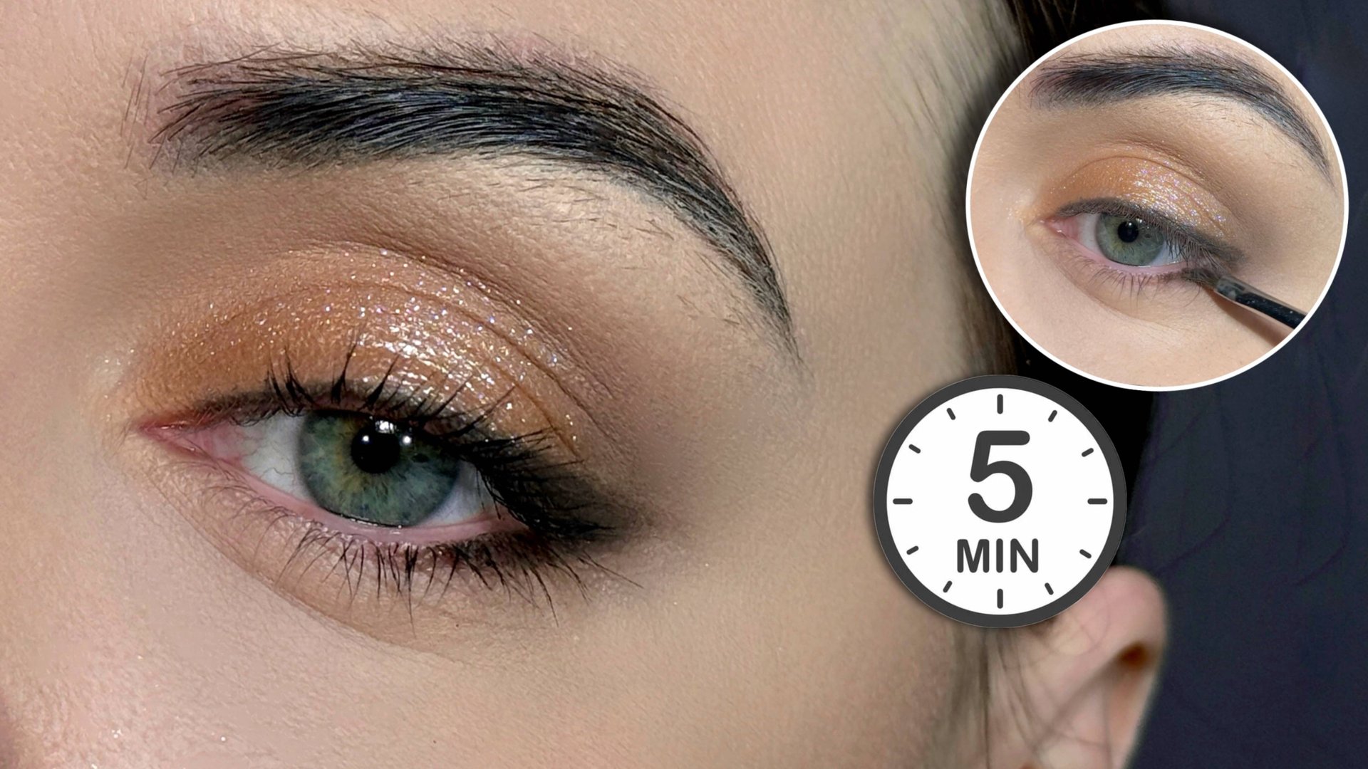 Стрелка тенями — Красивый макияж за 5 МИНУТ смотреть онлайн