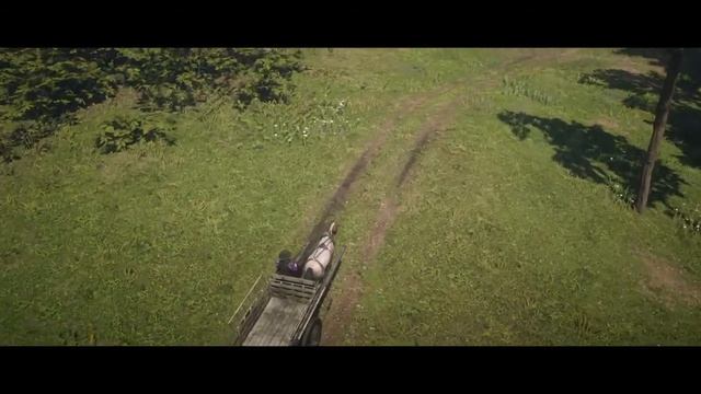 Red Dead Redemption 2 Online, Driving a wagon through the swamp, cinematic camera смотреть онлайн